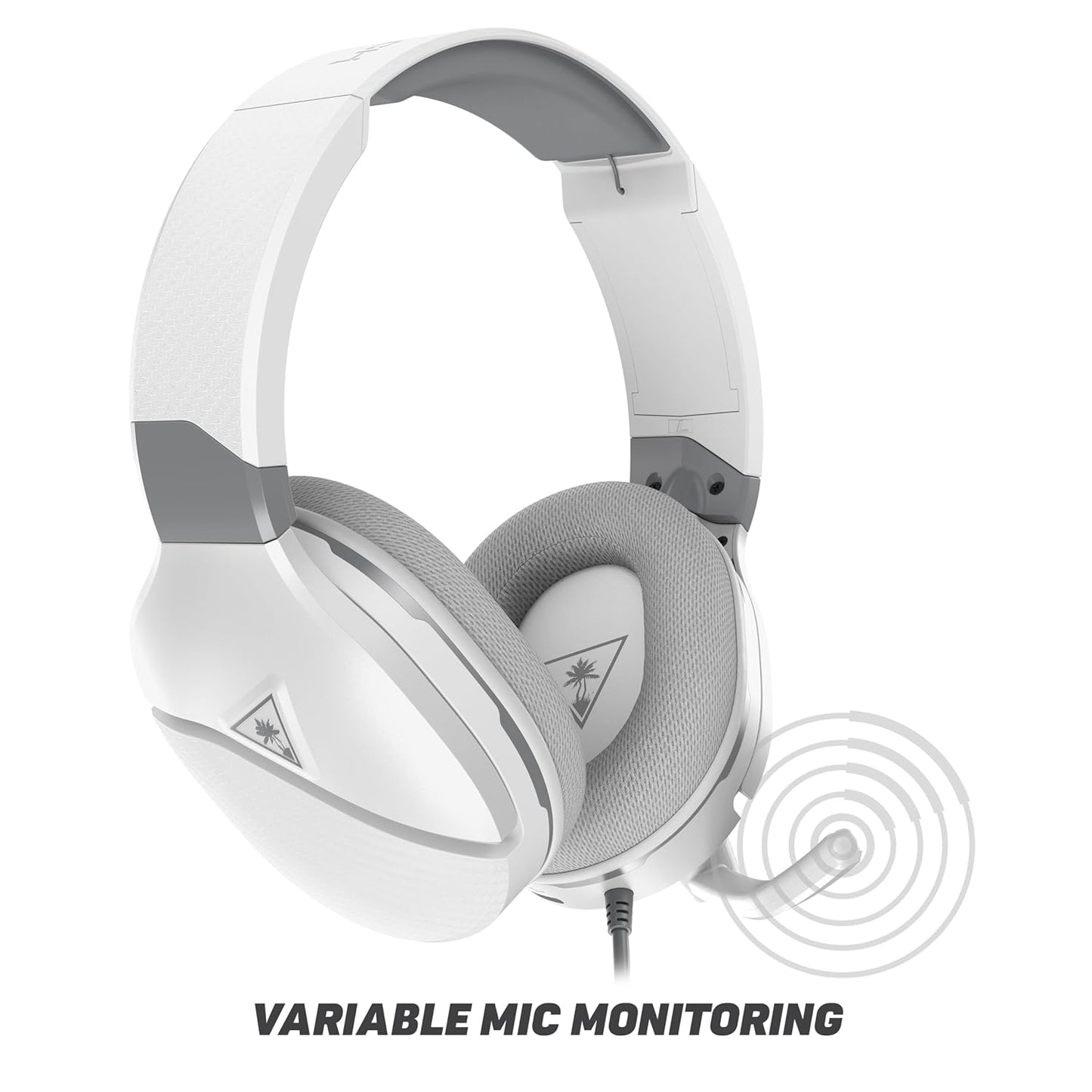 Turtle Beach Recon 200 Gen 2 Powered Gaming Headset - Xbox Series X, Xbox Series S & Xbox One, PS5, PS4, Mobile & PC with 3.5mm - Bass Boost, Memory Foam, White