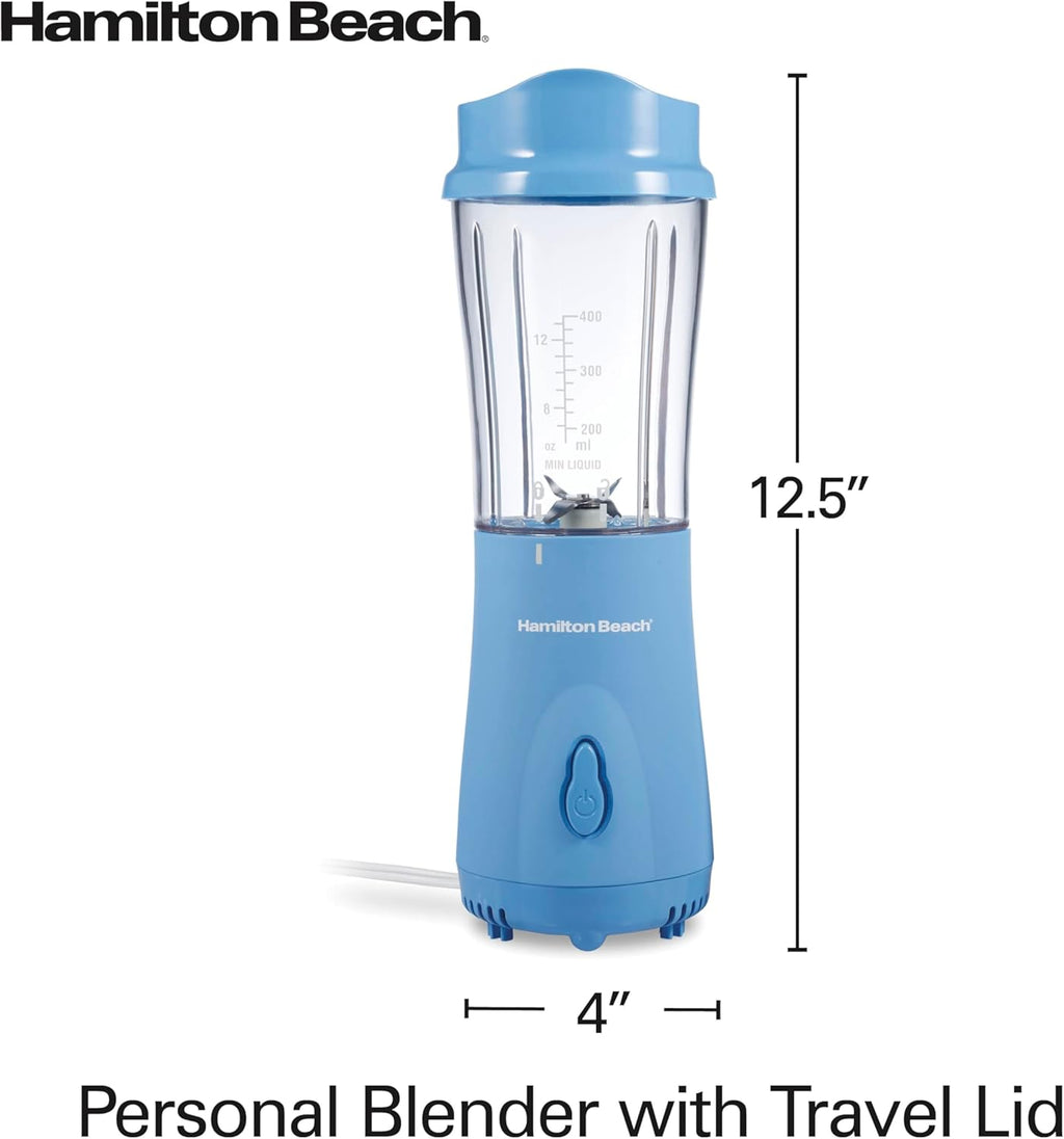 BlendGo™ Portable Personal Blender – 14oz Smoothie & Shake Maker with Travel Cup and Stainless Steel Blades