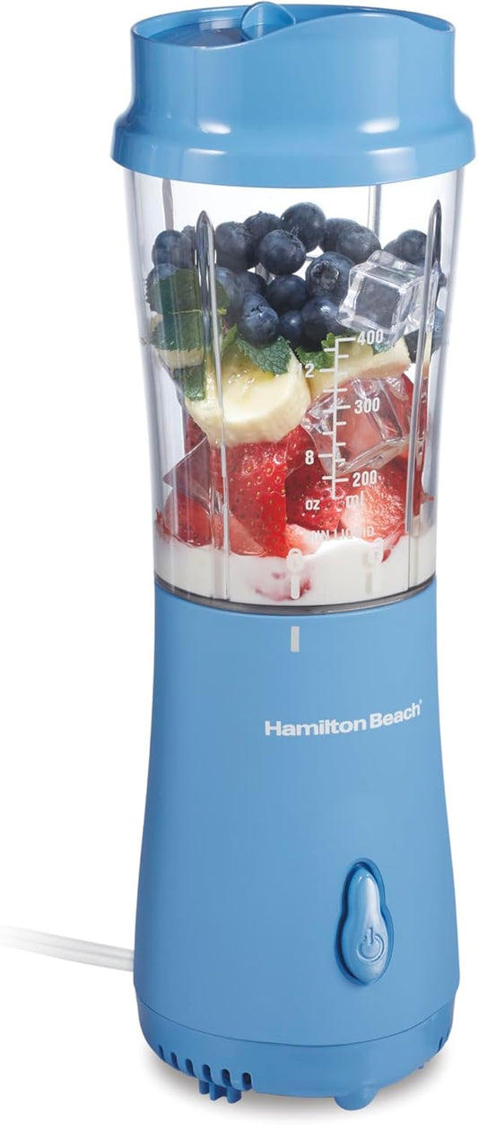 BlendGo™ Portable Personal Blender – 14oz Smoothie & Shake Maker with Travel Cup and Stainless Steel Blades
