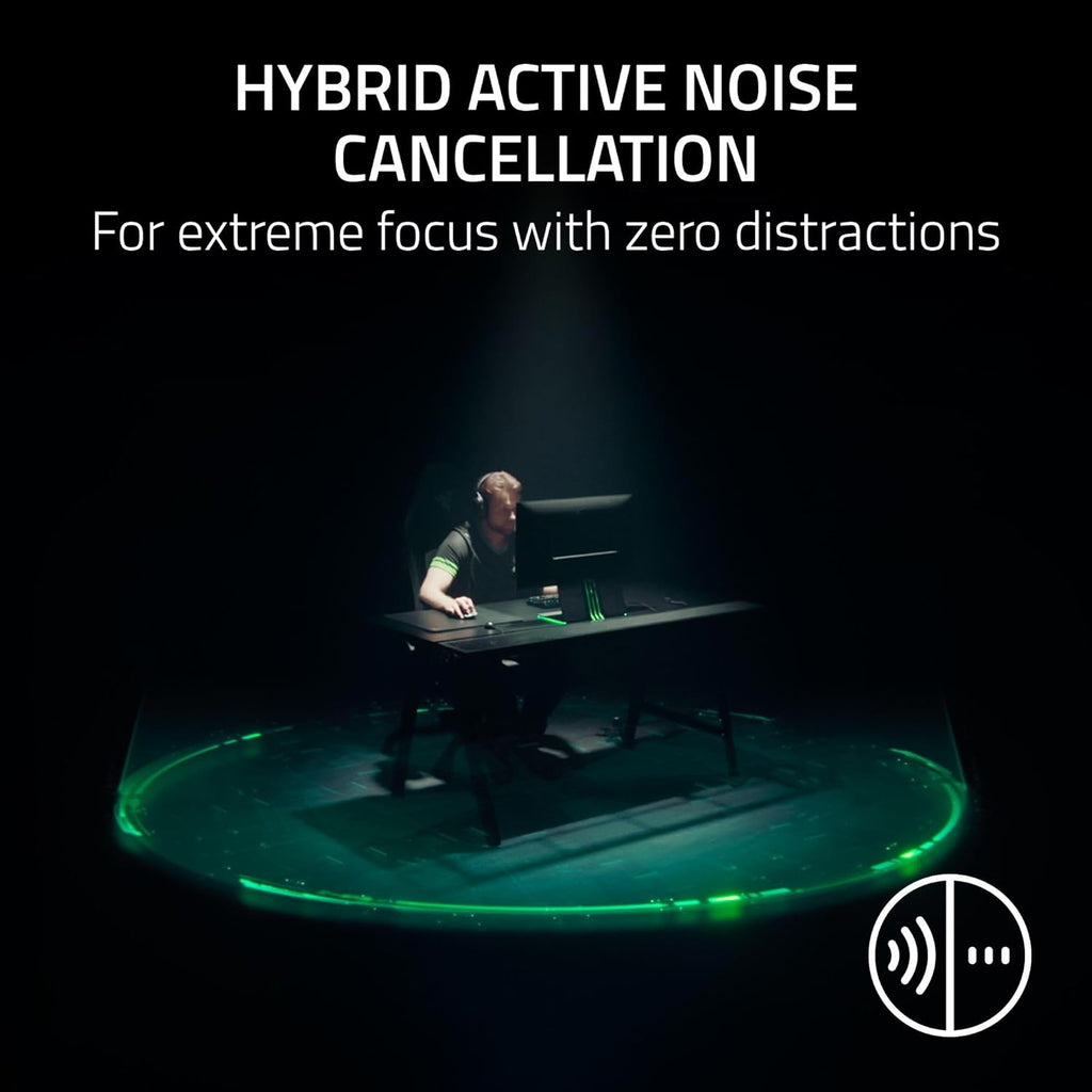 Razer BlackShark V3 Pro Wireless ANC Gaming Headset for Xbox: Full Band Mic - 50mm Driver - 2.4 GHz, Bluetooth, USB, 3.5mm - Works with PC, Mac, PS5, Nintendo Switch - Long Battery Life -