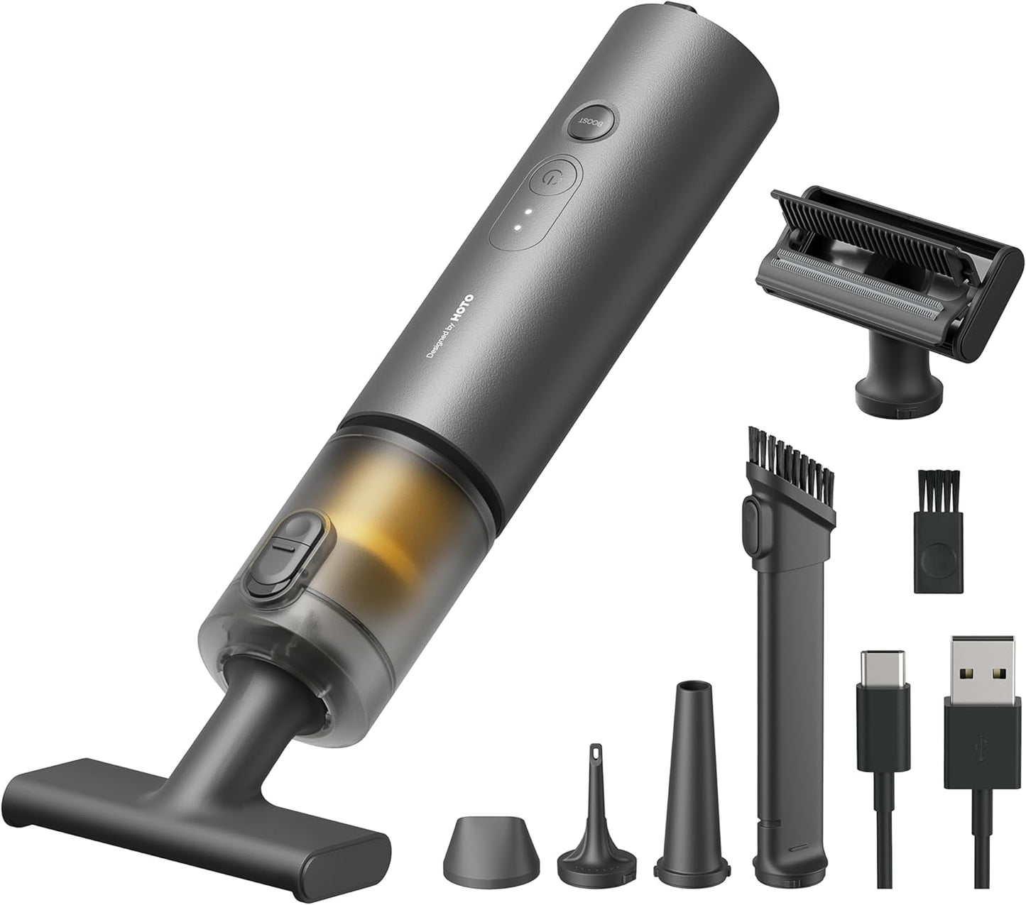 HOTO 4-in-1 Handheld Car Vacuum Cleaner – Cordless 20000Pa Portable Mini Vacuum & Air Duster