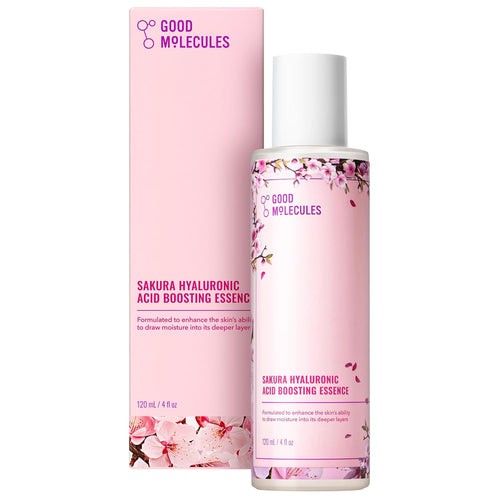 Good Molecules Sakura Hyaluronic Acid Boosting Essence - Ultra Hydrating Facial Moisturizer - Skincare for Hydration, Tightening, Anti Aging, Instant Glow - Skin Care for Face