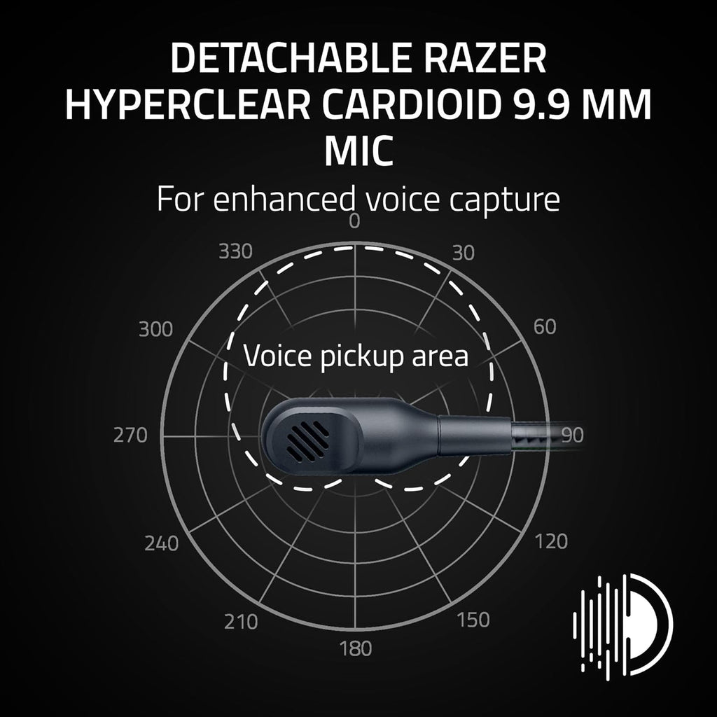 Razer BlackShark V3 X HyperSpeed Wireless Gaming Headset for Xbox: 50mm Drivers - Cardioid Mic - 2.4 GHz, Bluetooth, USB - Works with PC, Mac, PS5, Nintendo Switch - Long Battery Life -