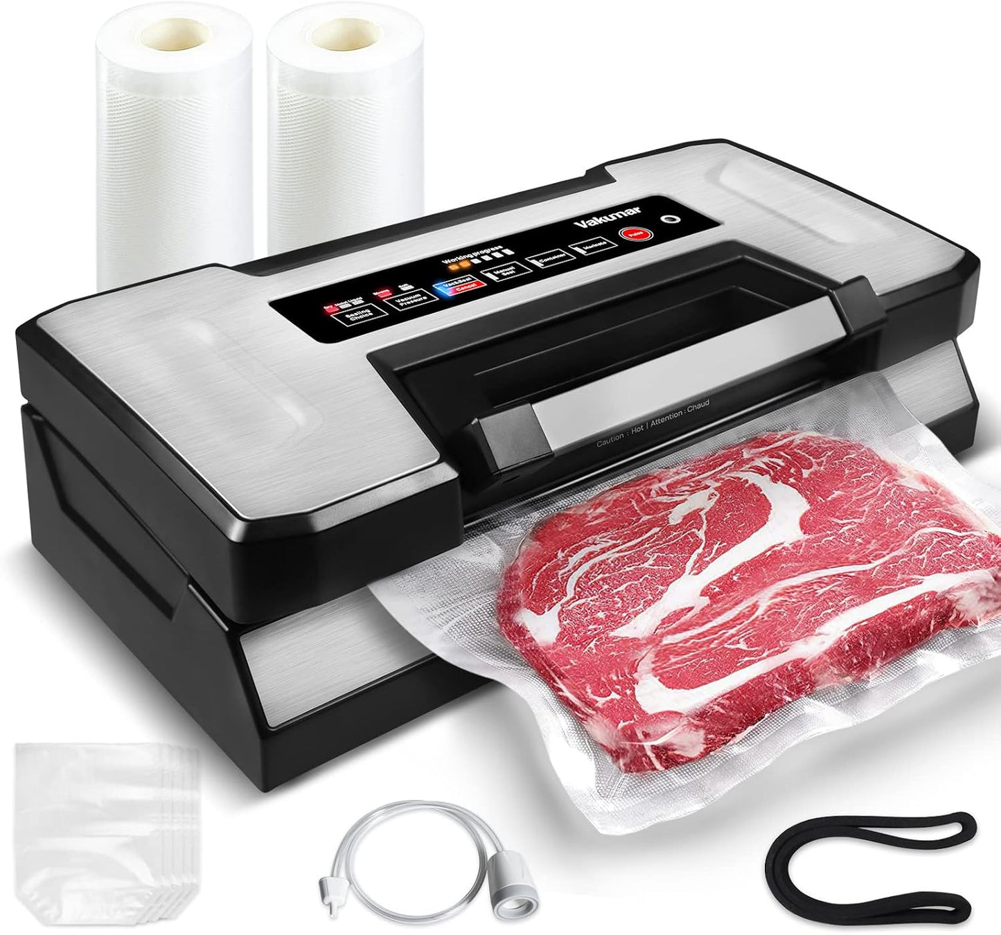 FreshLock™ Vacuum Food Sealer Machine – Automatic Food Preservation System with Airtight Sealing Technology