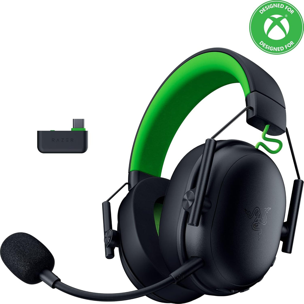 Razer BlackShark V3 X HyperSpeed Wireless Gaming Headset for Xbox: 50mm Drivers - Cardioid Mic - 2.4 GHz, Bluetooth, USB - Works with PC, Mac, PS5, Nintendo Switch - Long Battery Life -