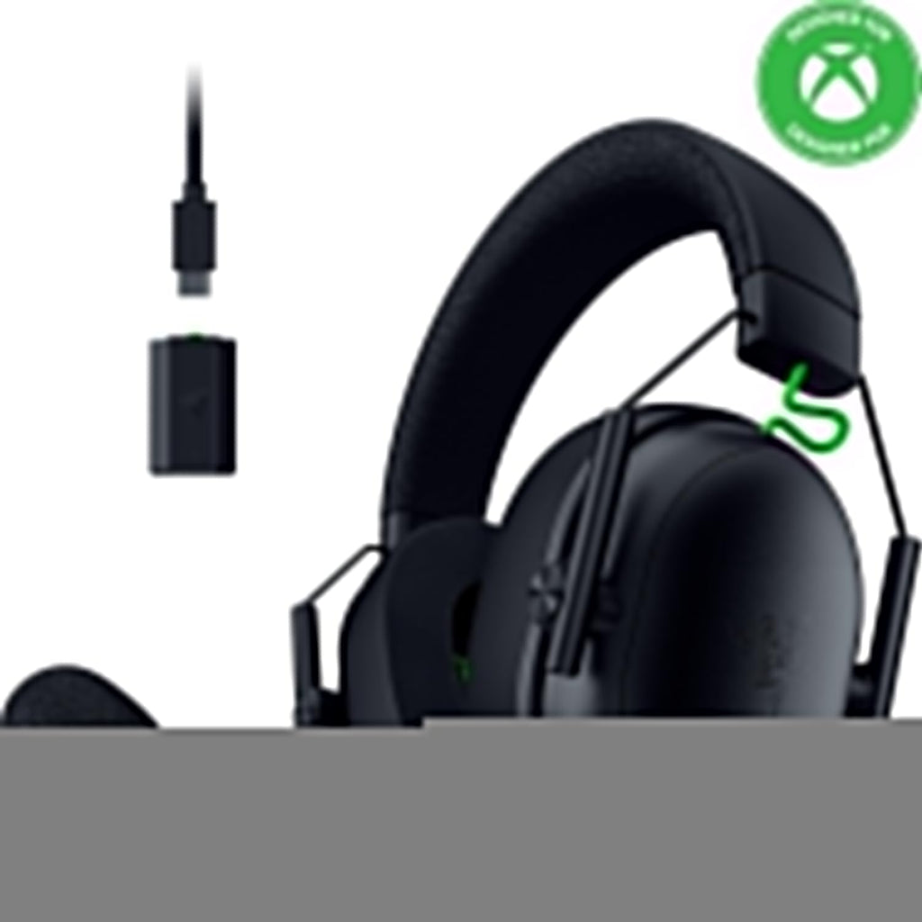Razer BlackShark V3 Wireless Gaming Headset for Xbox: 50mm Drivers - Super Wideband Mic - 2.4 GHz, Bluetooth, USB - Works with PC, Mac, PS5, Nintendo Switch, Smartphone - Long Battery Life - Black