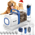 Buenkee Dog Grooming Kit with Vacuum – 15000Pa Pet Hair Clipper & Shedding Brush, Low Noise 2L Capacity