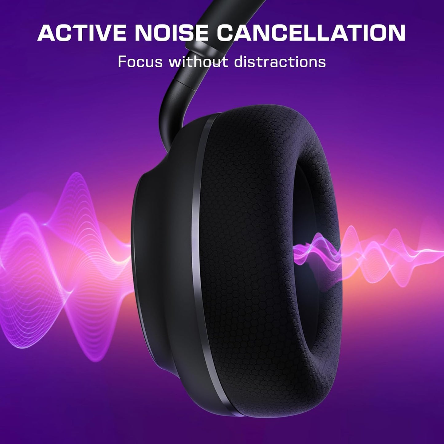 urtle Beach Stealth Pro II Premium Wireless Gaming Headset for Xbox Series X|S, PS5, PS4, PC - Hi-Res Audio, Dolby Atmos, Active Noise Cancellation, Simultaneous Bluetooth, 24-bit Audio - Black