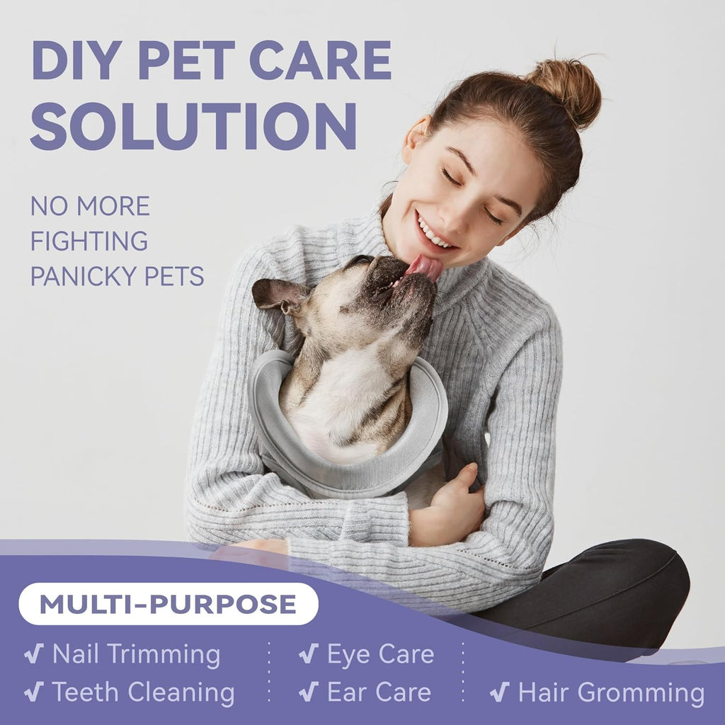 PawCare™ Dog & Cat Grooming Hammock Harness – Pet Nail Trimming Sling with Nail Clipper & Grooming Kit