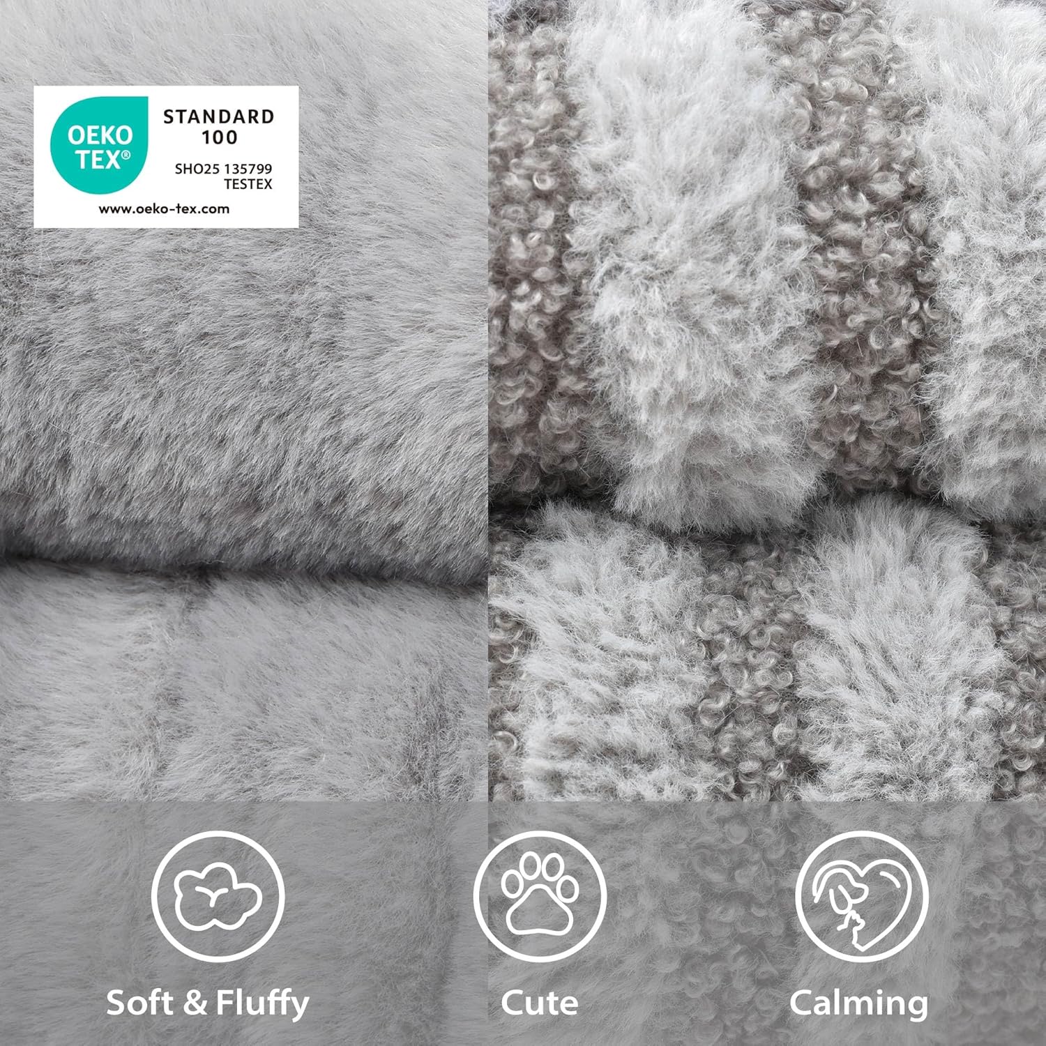 Cat Bed Kitten Bed - Washable Round Cat Beds for Indoor Cats, Soft Corduroy Fleece Pet Bed for Puppy and Kitten with Removable Double Sided Inner Cousion, 20", Grey Visit the ZAKAPAWS Store
